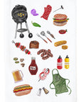 BBQ Collage Kitchen Towel