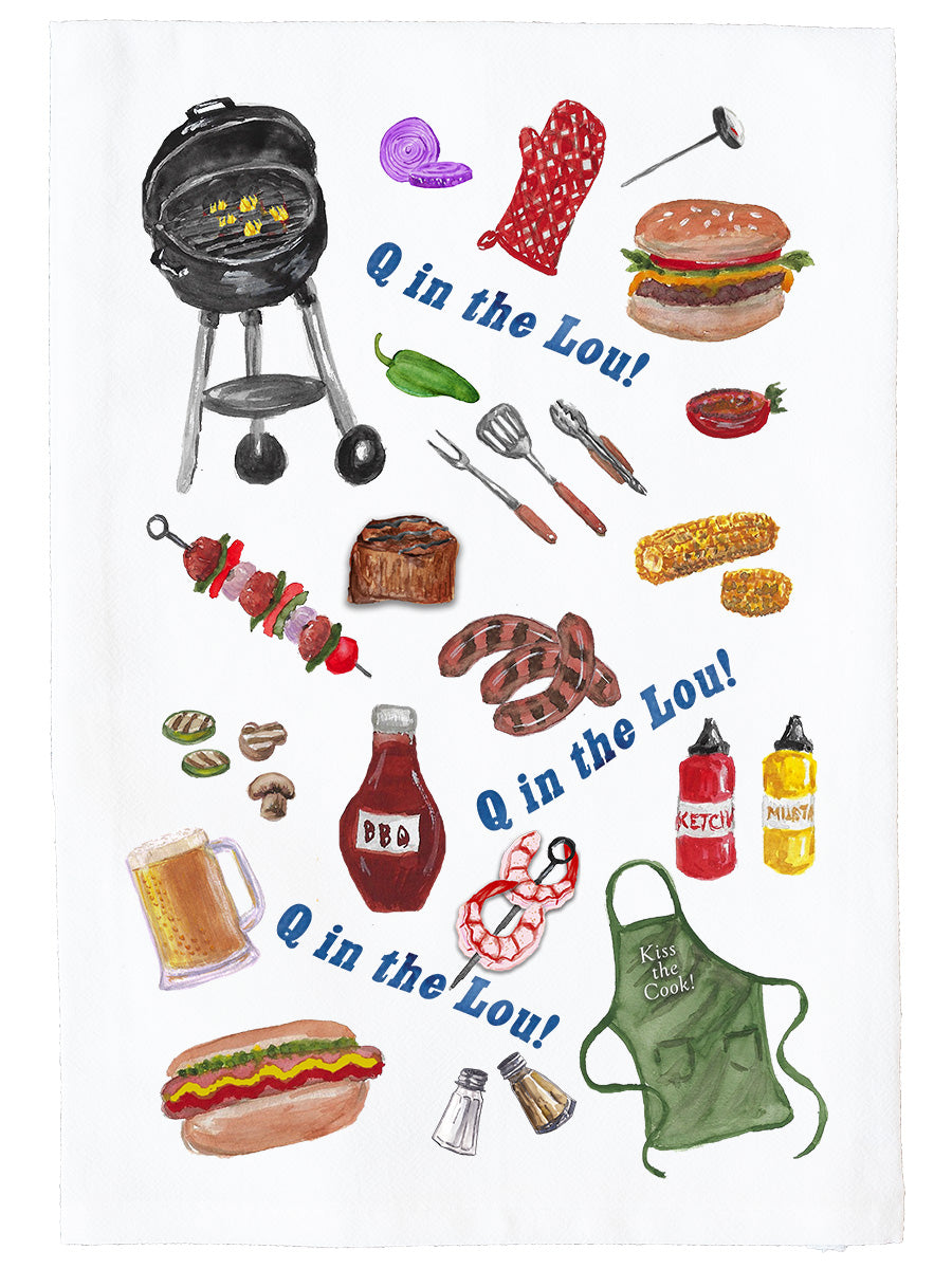 St. Louis BBQ  Kitchen Towel