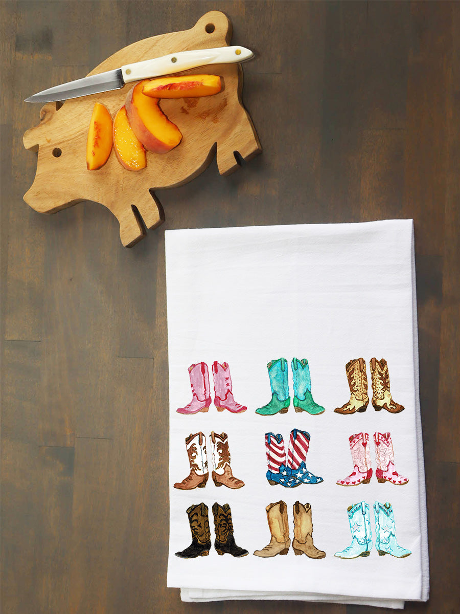 Cowboy Boots Kitchen Towel