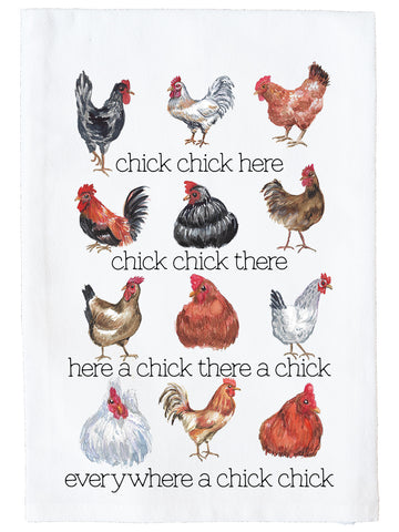 Chick Chick Here Kitchen Towel