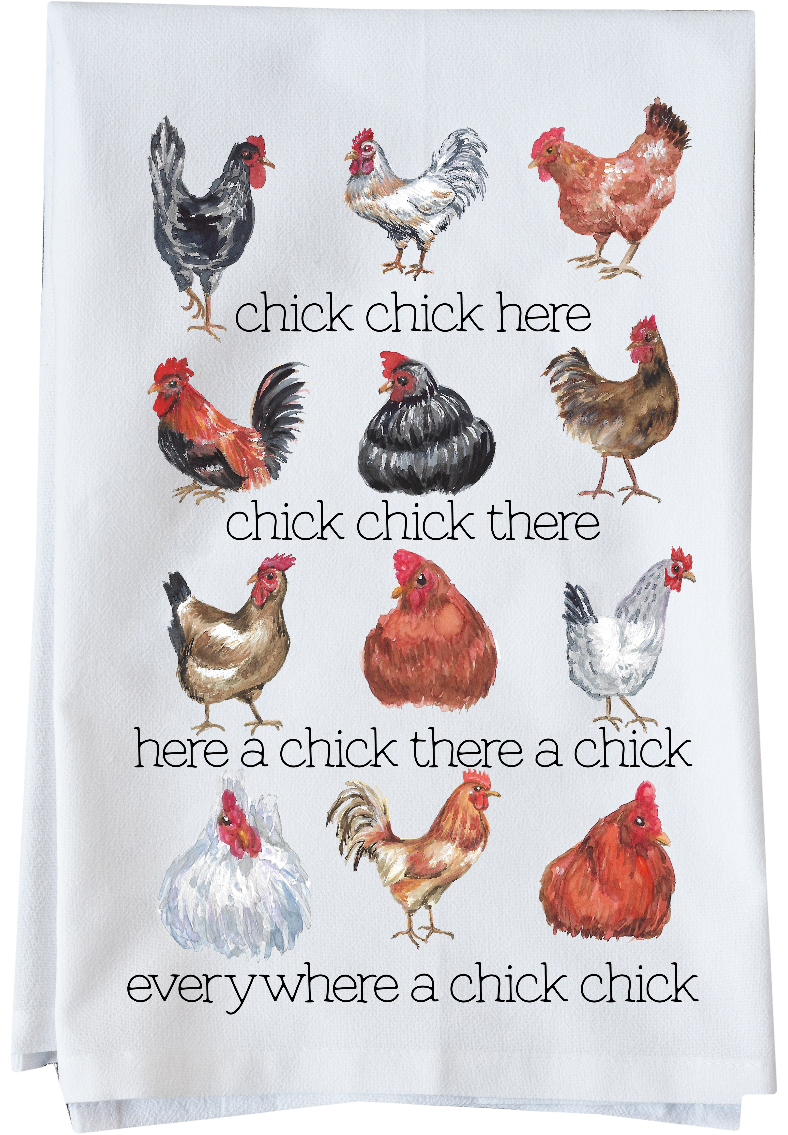 Chick Chick Here Kitchen Towel