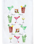 Cheers cocktails Kitchen Towel