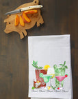 Cocktails In a Group Kitchen Towel