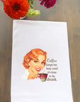 Coffee Keeps Me Busy Kitchen Towel