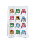 Cats On Chairs Kitchen Towel