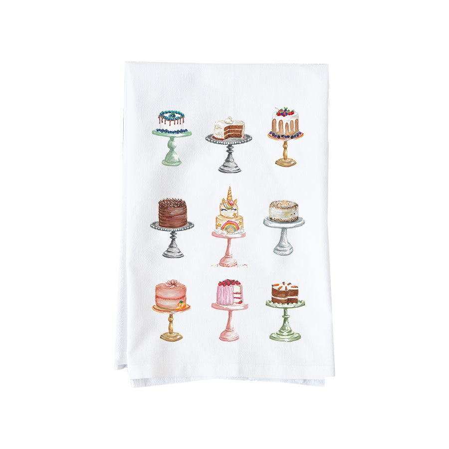 Cake Collage Kitchen Towel