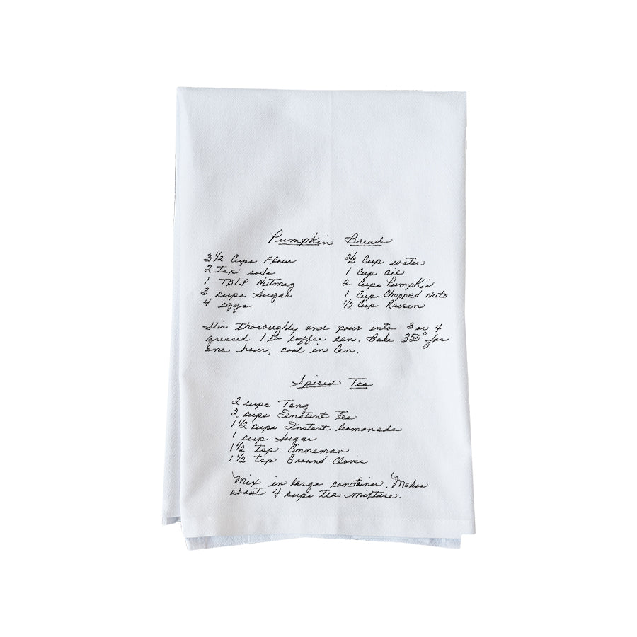 Custom Recipe Towel