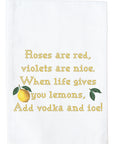 Cross Stich Lemon Rhyme Kitchen Towel