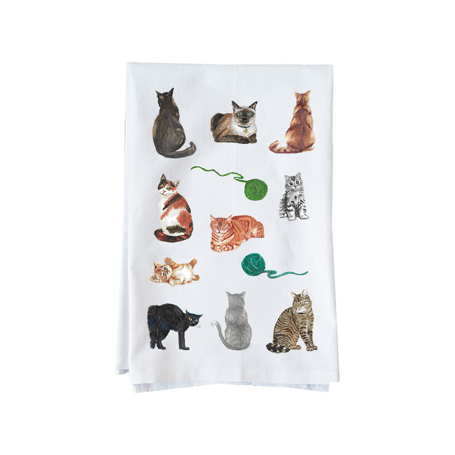 Cat Collage Kitchen Towel