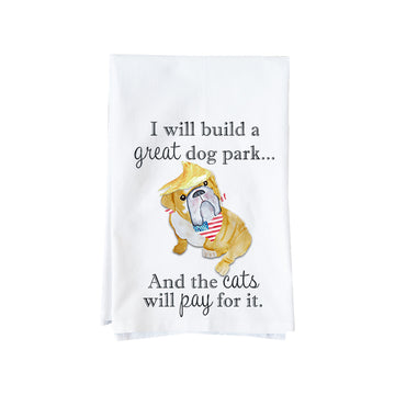 Build A Great Dog Park... Kitchen Towel