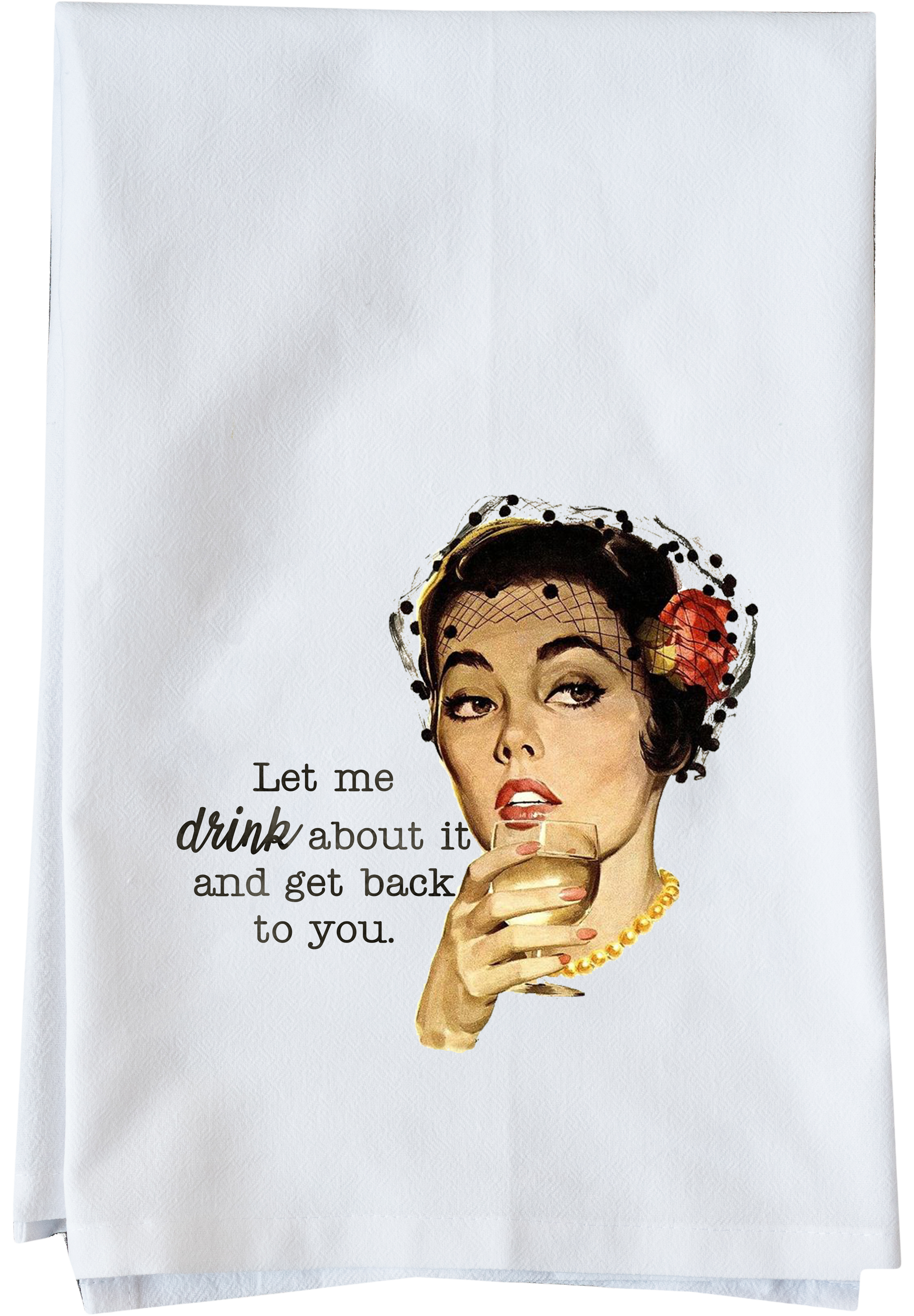 Drink About It Kitchen Towel