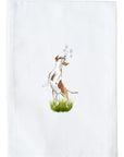 Dog Leaping at Bubbles Kitchen Towel Gift Set