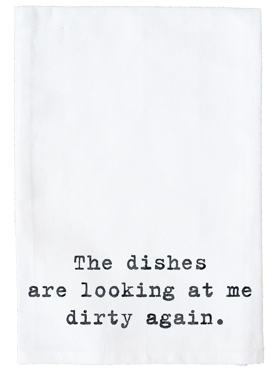 Dirty Dishes Kitchen Towel