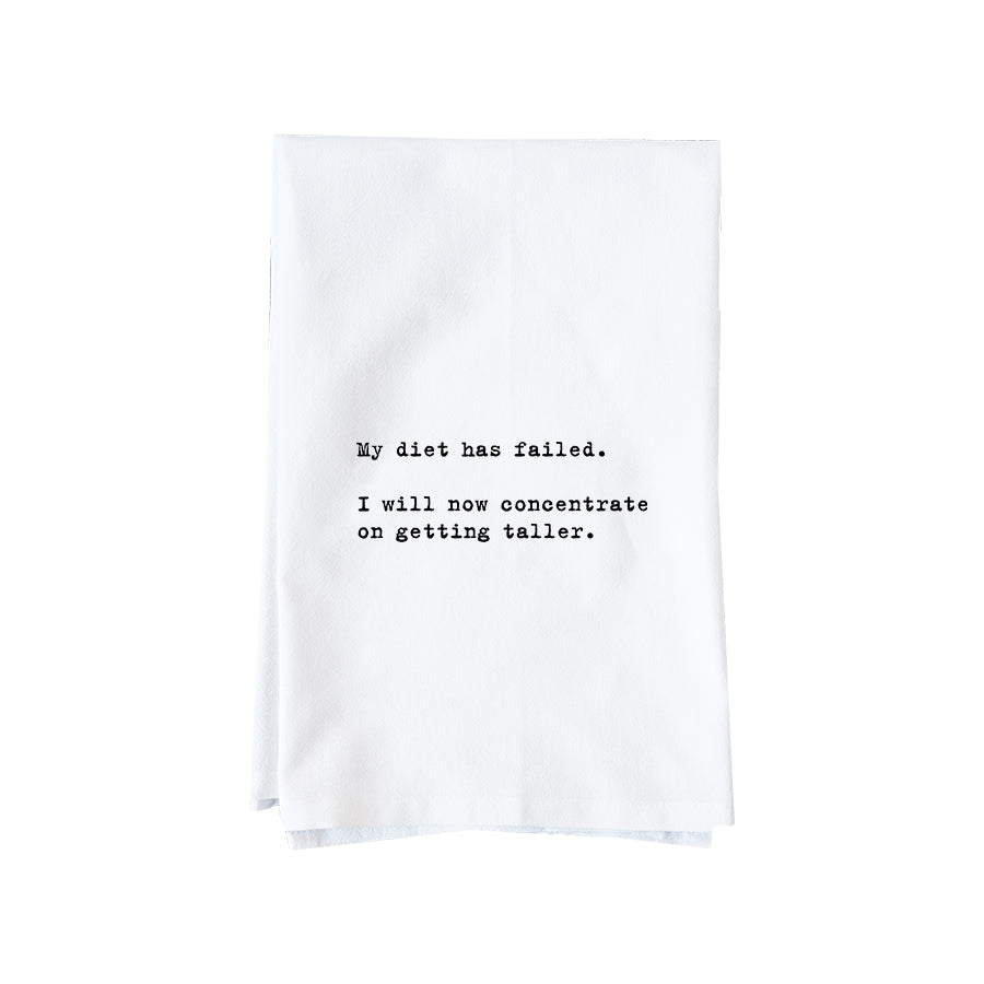 Diet Has Failed Kitchen Towel