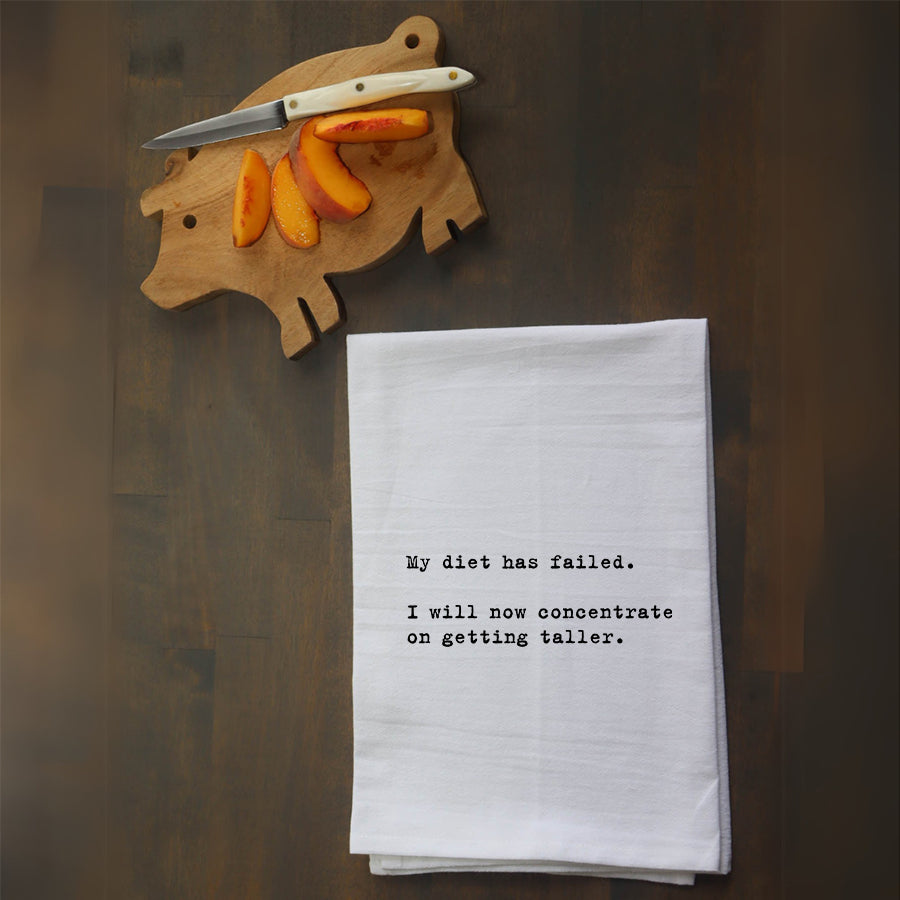 Diet Has Failed Kitchen Towel
