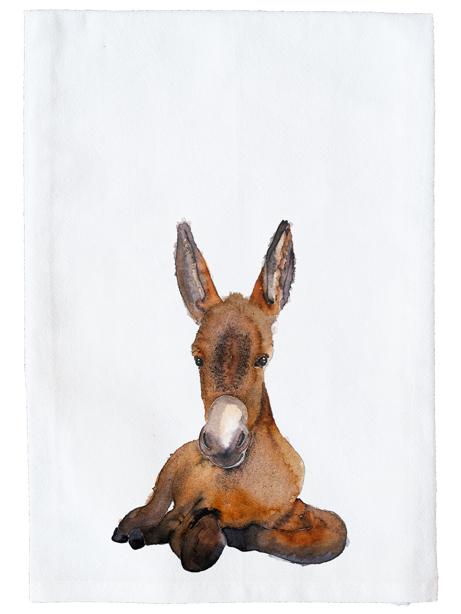 Sitting Donkey Kitchen Towel