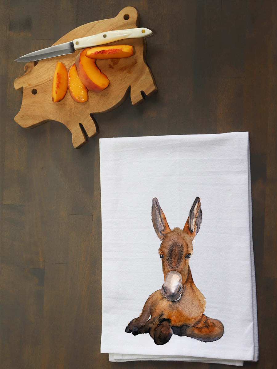 Sitting Donkey Kitchen Towel