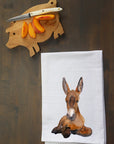 Sitting Donkey Kitchen Towel