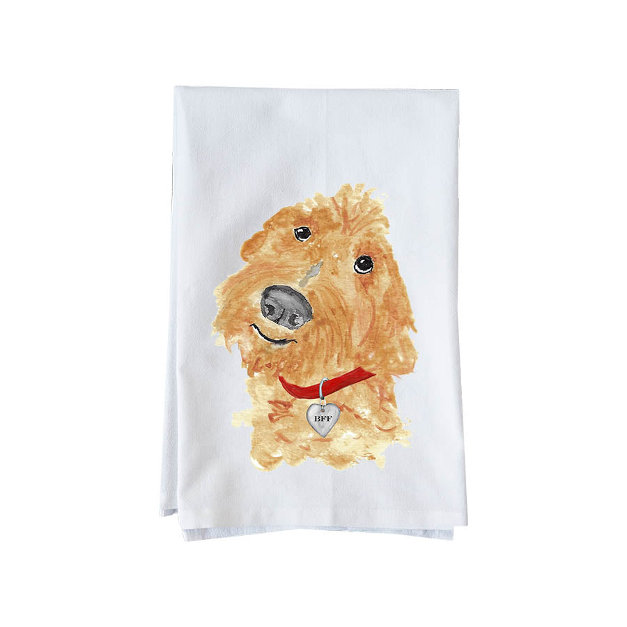 Doodle With Tag Kitchen Towel