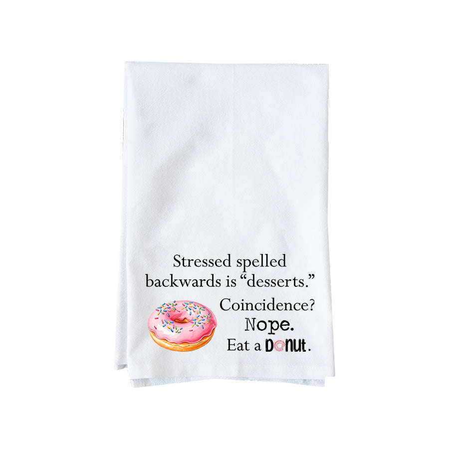 Eat A Donut Kitchen Towel