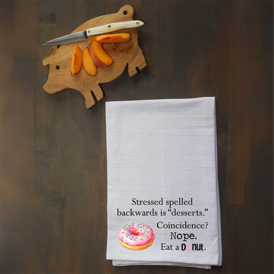 Eat A Donut Kitchen Towel