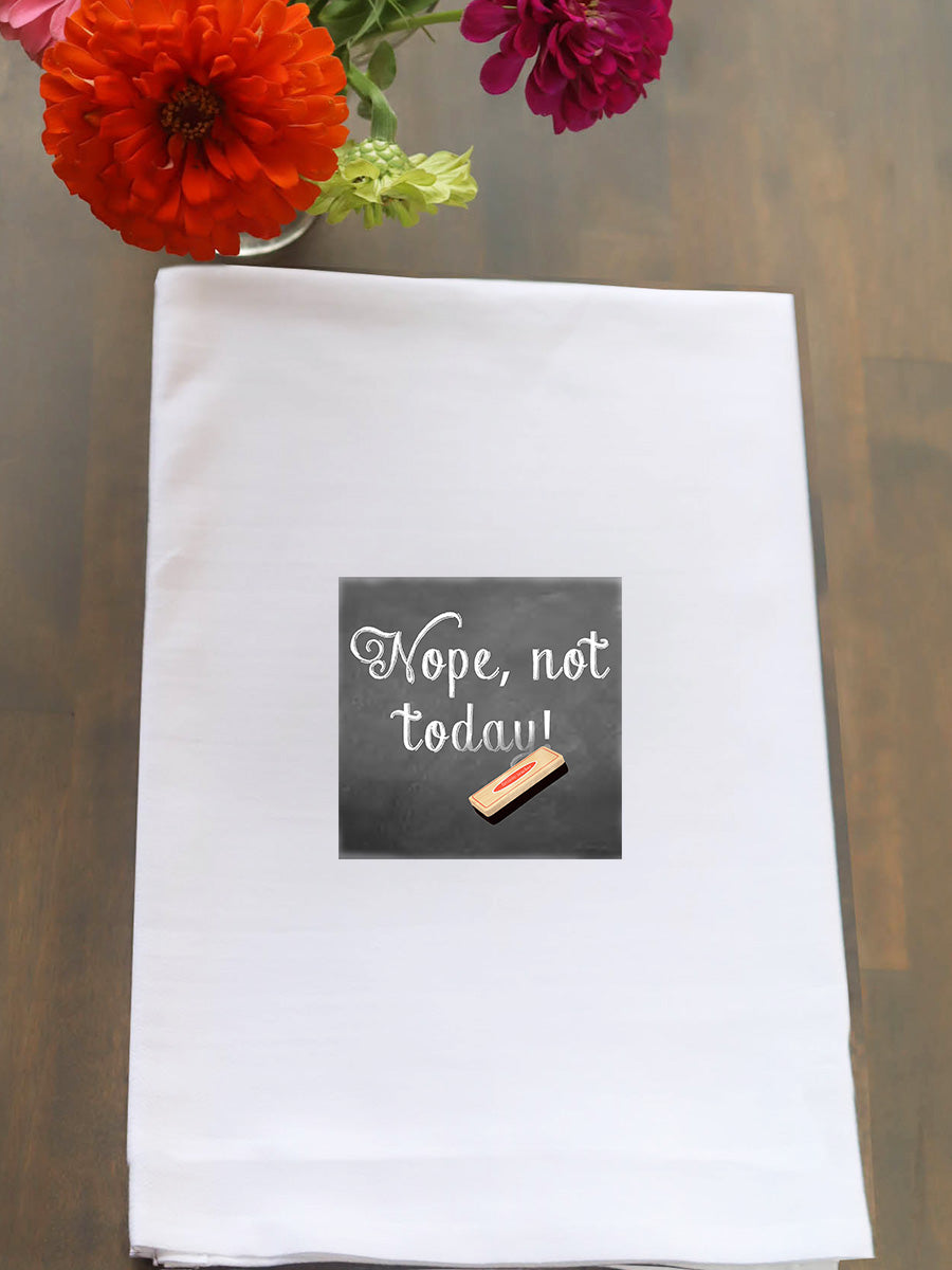 Eraser Not Today  Kitchen Towel