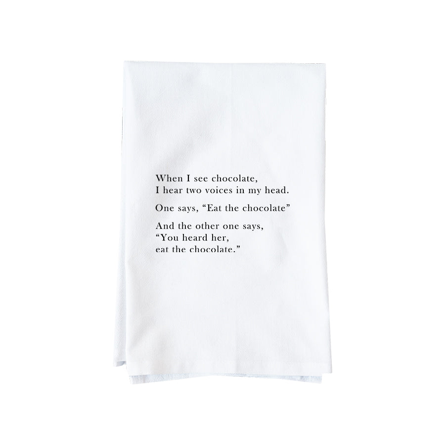 Eat The Chocolate Kitchen Towel