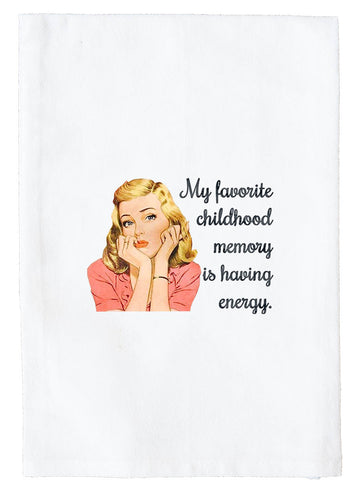 Childhood Memory Kitchen Towel