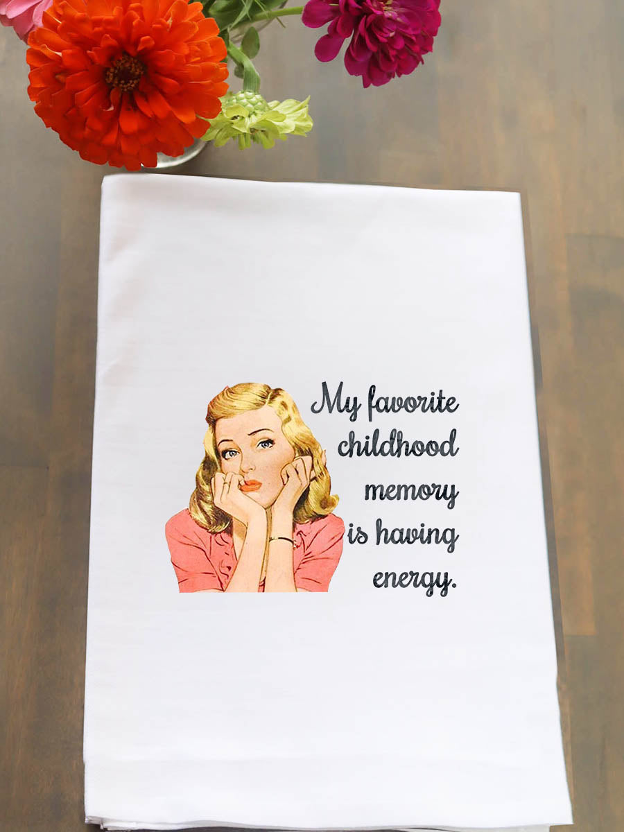 Childhood Memory Kitchen Towel