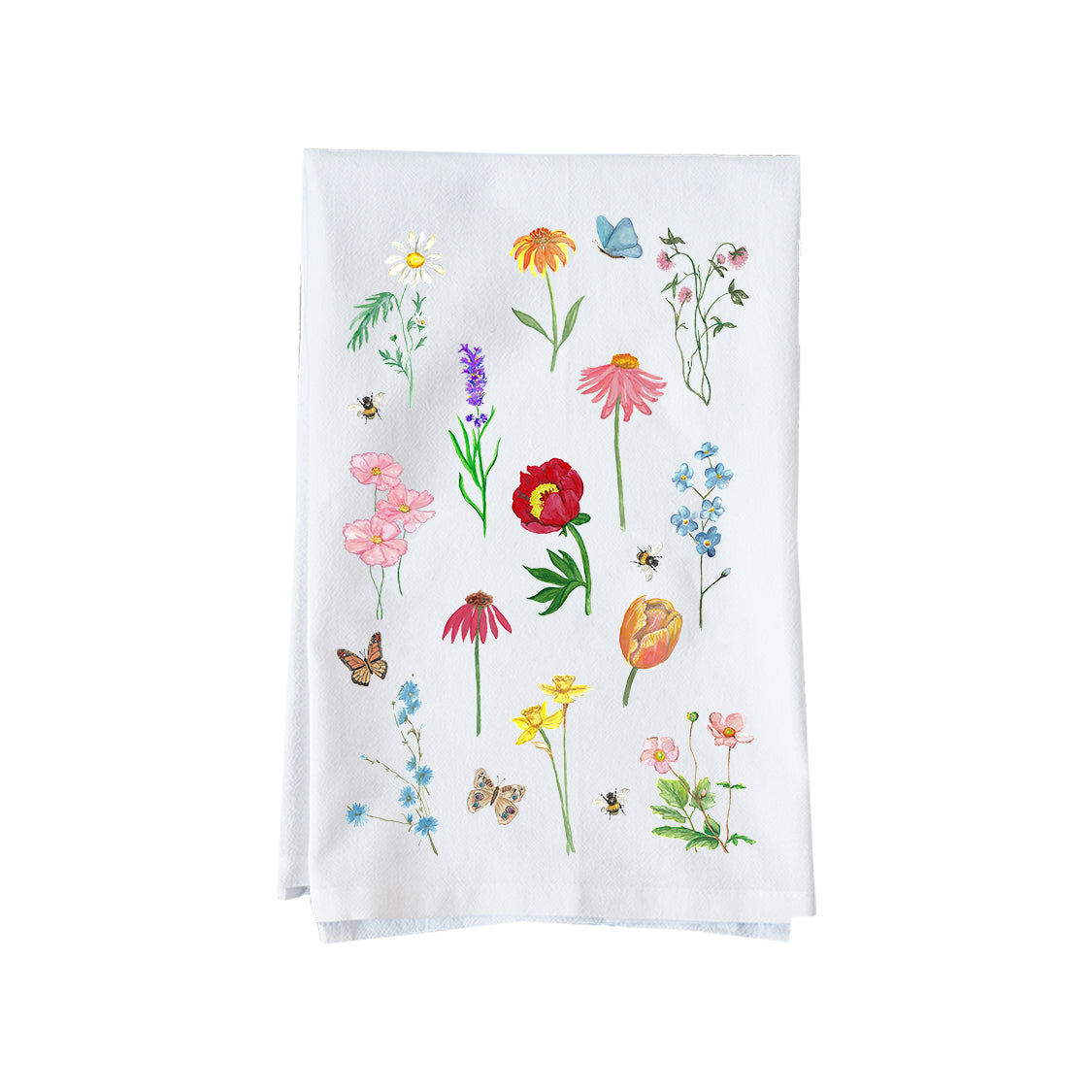 Floral Collage Kitchen Towel