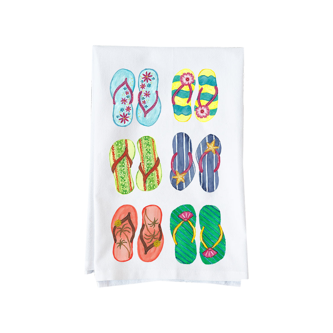 Flip Flops Summer Kitchen Towel