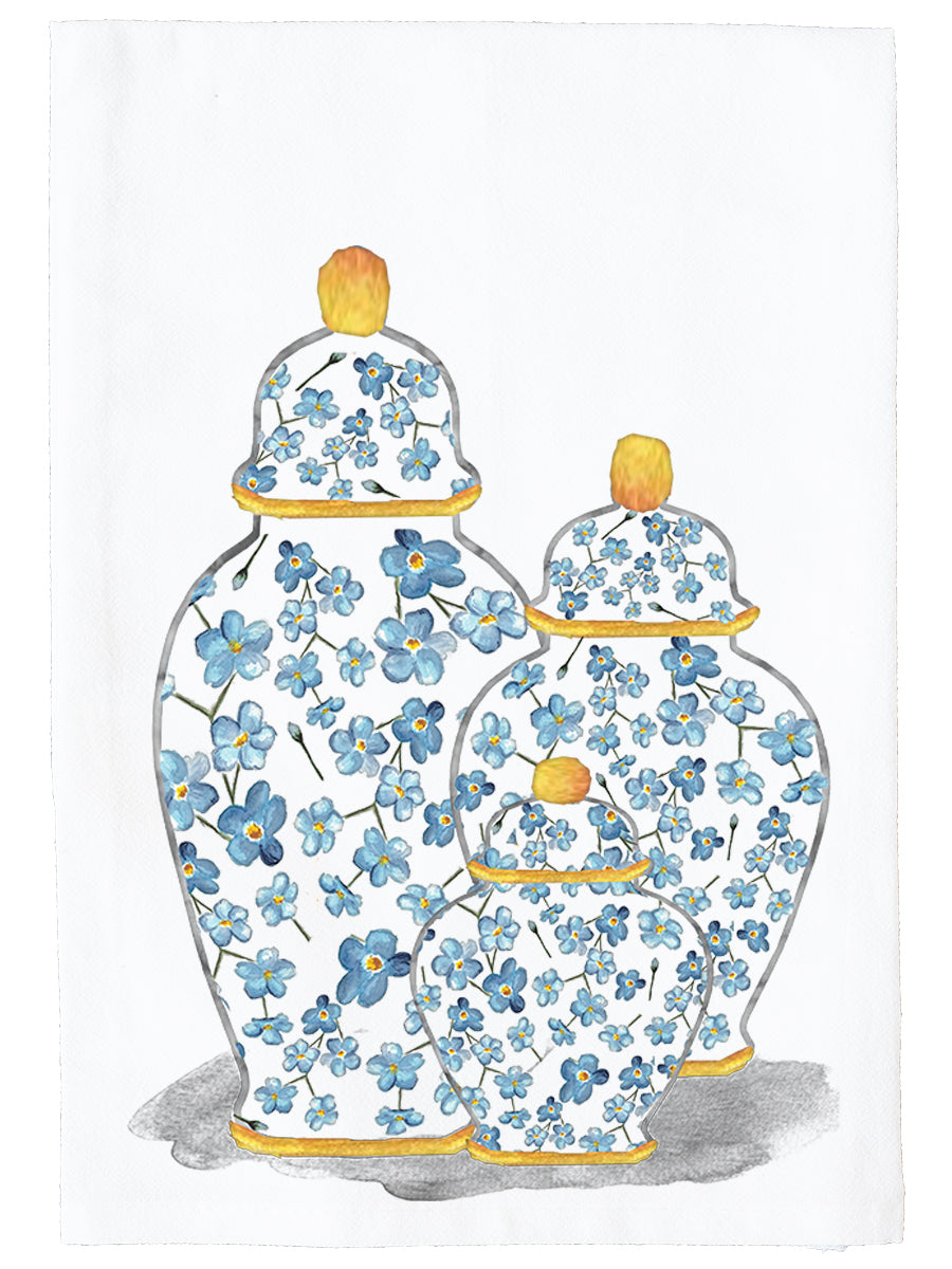 Forget Me Not Trio Kitchen Towel