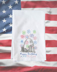 Fireworks STL Kitchen Towel