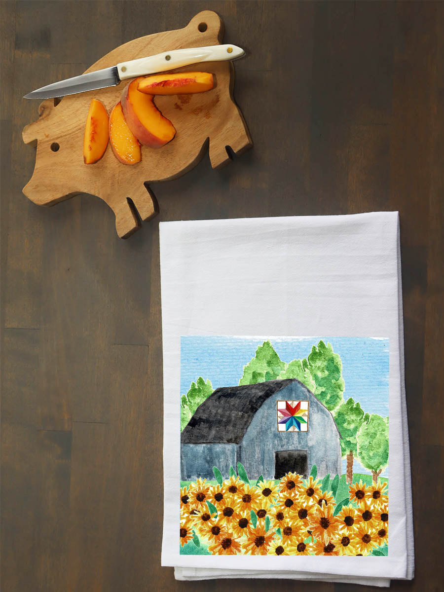 Grey Barn with Star Kitchen Towel