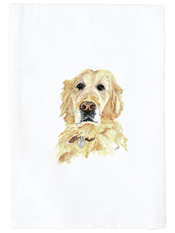 Golden Retriever Kitchen Towel