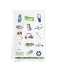 Golf Collage Kitchen Towel