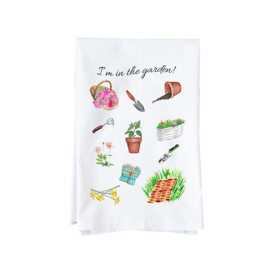 Garden Collage Kitchen Towel