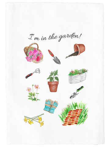 Garden Collage Kitchen Towel