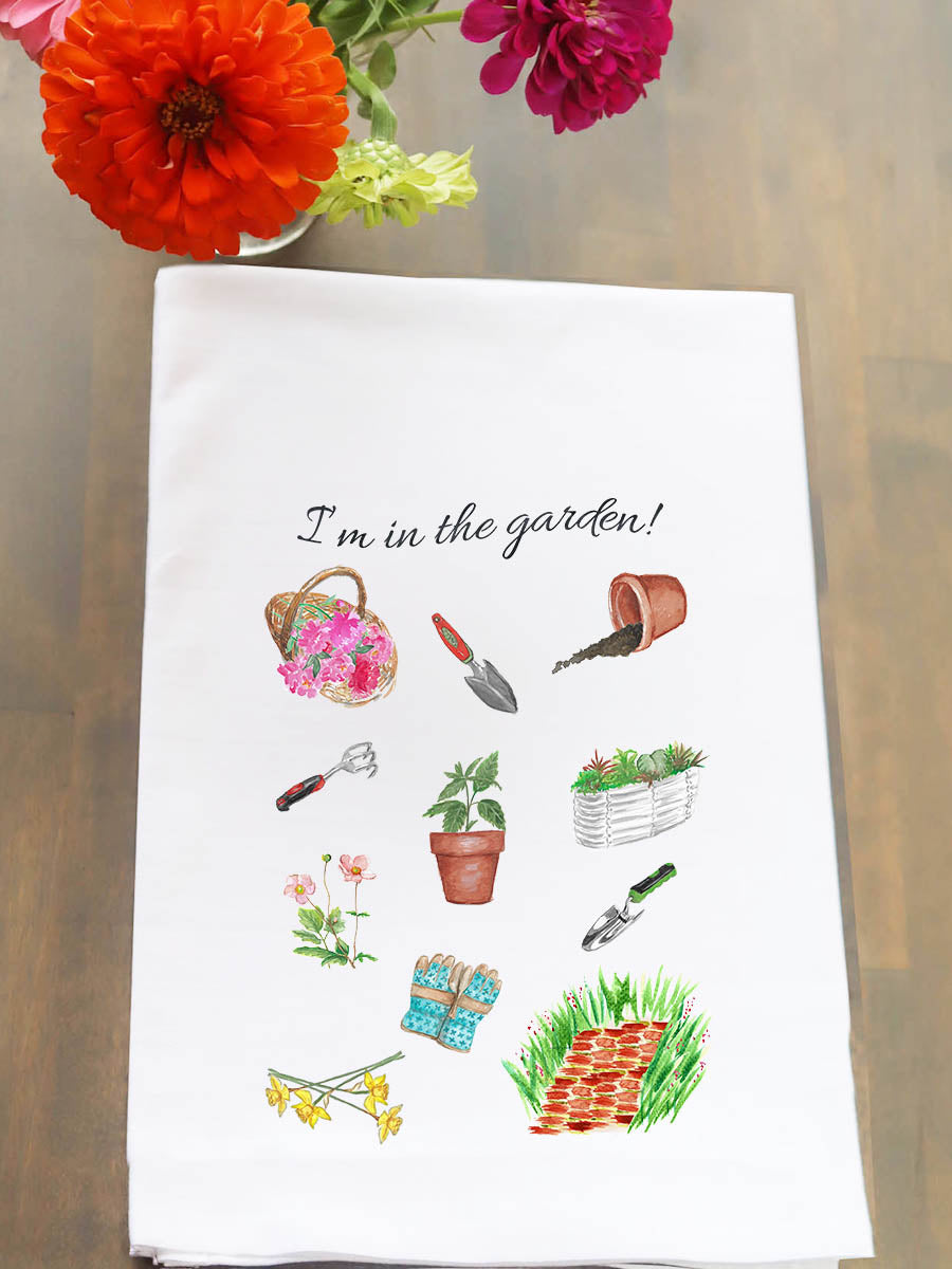 Garden Collage Kitchen Towel