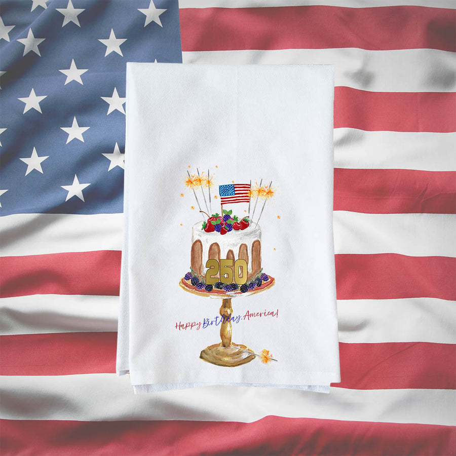Happy Birthday America Kitchen Towel