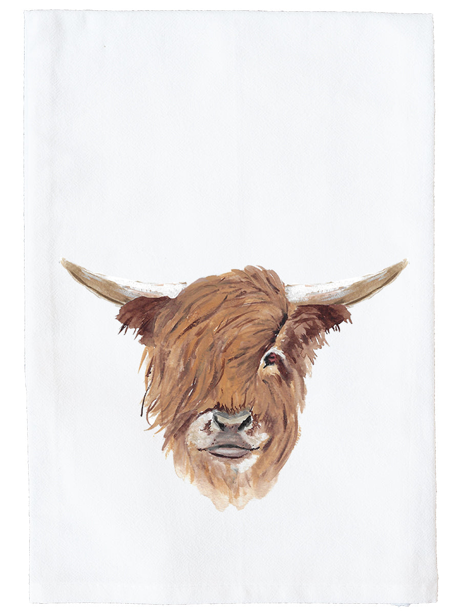 Highland Cow Kitchen Towel