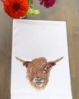 Highland Cow Kitchen Towel