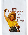 Hold My Horses Kitchen Towel