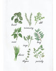 Herb Collage Kitchen Towel