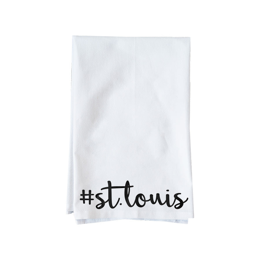 Hashtag St. Louis Kitchen Towel