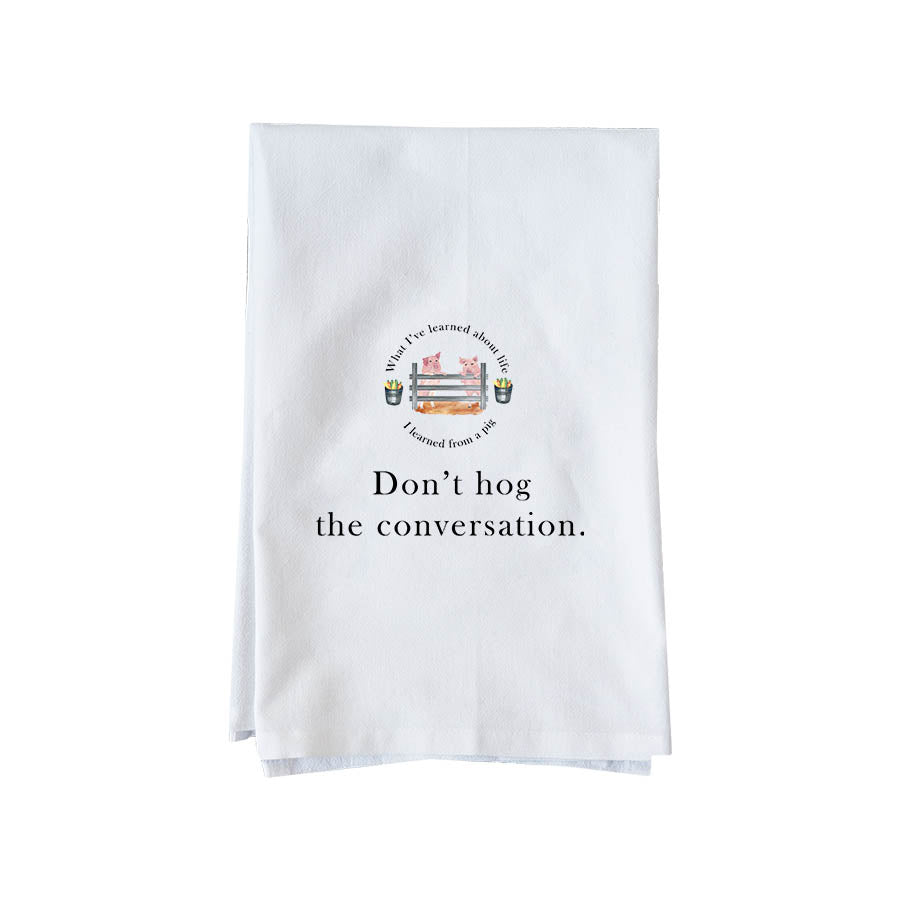Hog The Conversation Kitchen Towel