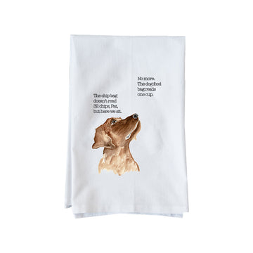 Here We Sit Kitchen Towel