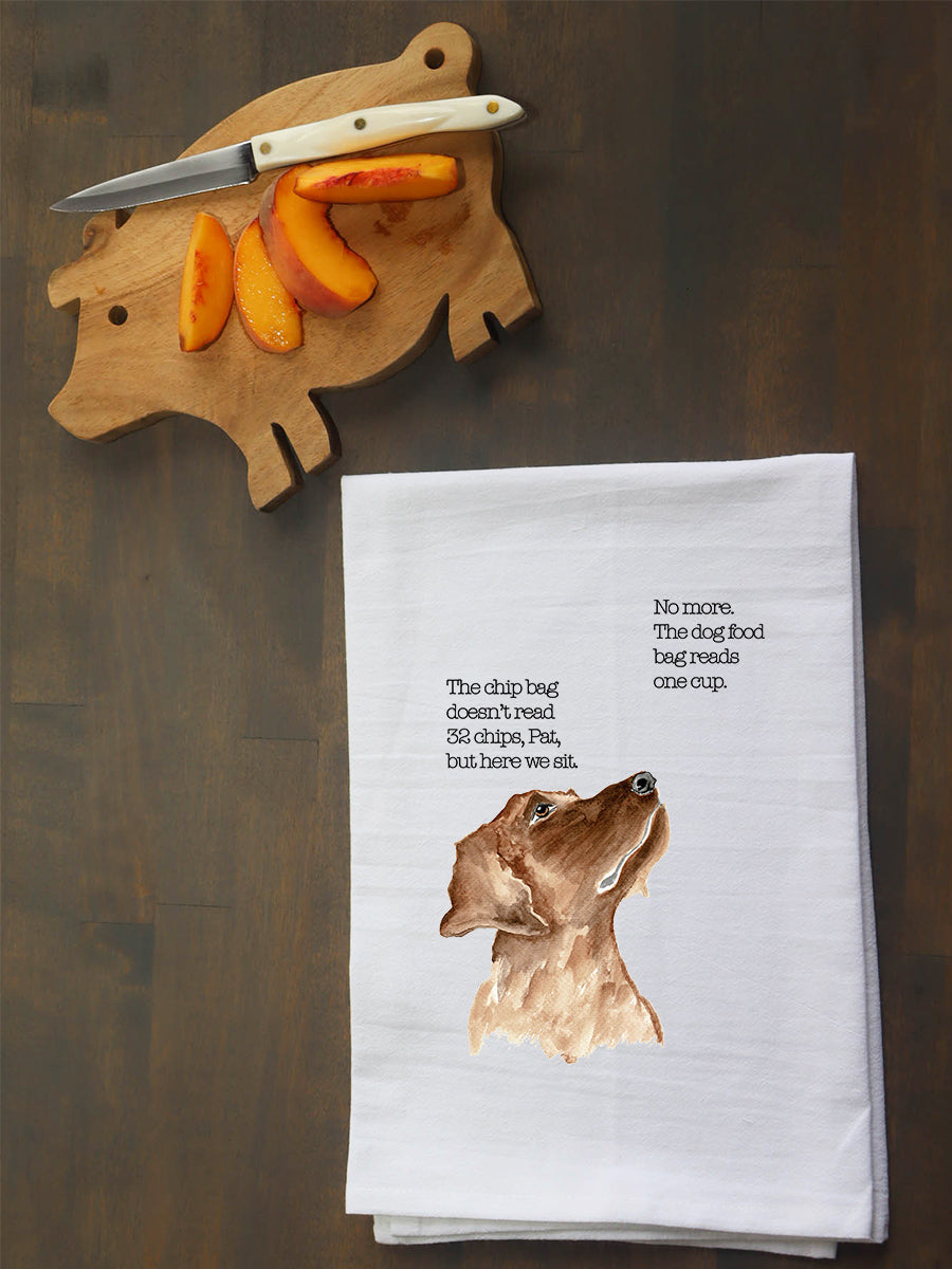 Here We Sit Kitchen Towel