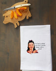 Happy With A Twist Kitchen Towel