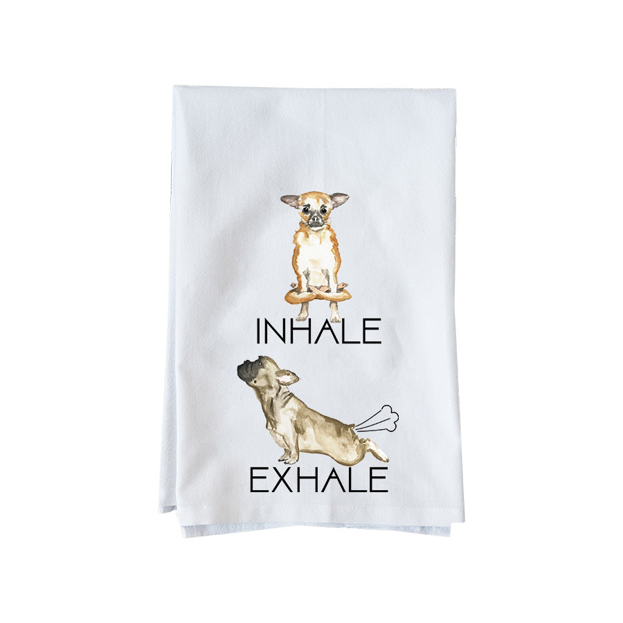 Inhale Exhale Kitchen Towel